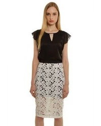 Cluny Lace Pencil Skirt