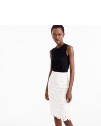 J.Crew Collection Pencil Skirt In Austrian Lace
