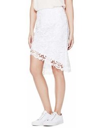 GUESS Collena High Rise Lace Pencil Skirt