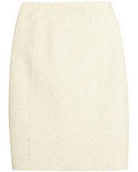 Nina Ricci Cotton Blend Lace Pencil Skirt