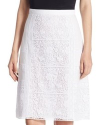 burberry lace skirt