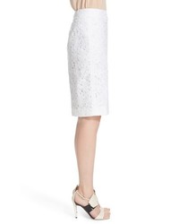 Kate Spade New York Floral Lace Pencil Skirt