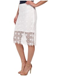 Kensie Open Floral Lace Skirt Ks4k6217