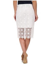 Kensie Open Floral Lace Skirt Ks4k6217