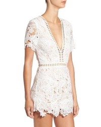 Missguided Ladder Inset Lace Romper