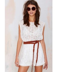 Nasty Gal Factory Oasis Lace Romper