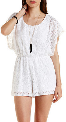 charlotte russe white romper