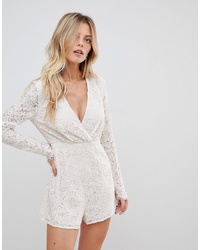 The Jetset Diaries Voyage Lace Playsuit