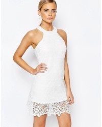 Fashion Union Lace Dress With High Neck
