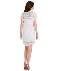 MICHAEL Michael Kors Michl Michl Kors Crochet Scallop Lace Sheath Dress