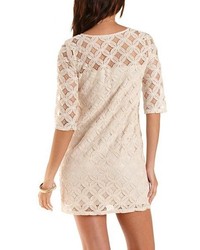 Charlotte Russe All Over Lace Shift Dress
