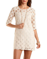 Charlotte Russe All Over Lace Shift Dress
