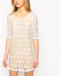 Traffic People Catching Dreams Shift Dress In Daisy Lace
