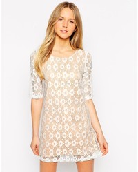 Traffic People Catching Dreams Shift Dress In Daisy Lace