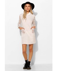 Little White Lies Lace Collared Dress