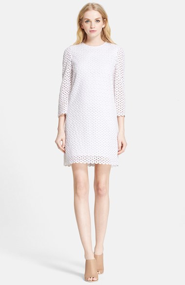 Kate Spade New York Ashby Guipure Lace Shift Dress, $448 | Nordstrom |  Lookastic