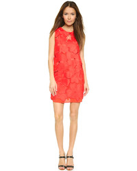 Cynthia Rowley Oversized Floral Lace Shift Dress