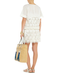 See by Chloe See By Chlo Cotton And Guipure Lace Mini Dress