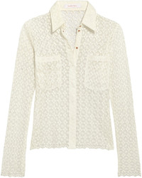 See by Chloe See By Chlo Lace Shirt White