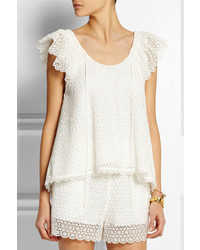 Chloé Crocheted Lace Top
