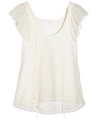 Chloé Crocheted Lace Top