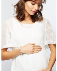 A Pea in the Pod Lace Maternity Blouse