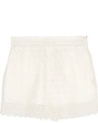 Chloé Crocheted Lace Shorts