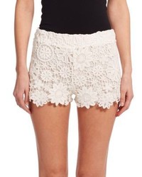 Nightcap Clothing Floral Lace Shorts
