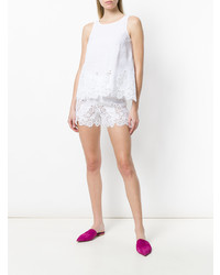 Ermanno Scervino High Waisted Lace Shorts