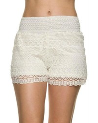 Kathy Lace Crochet Shorts