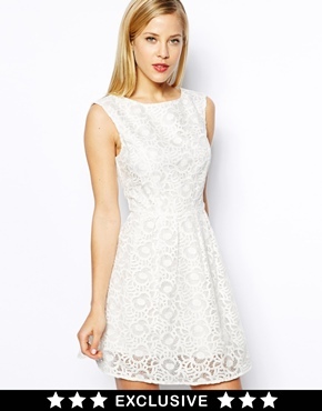 oasis white dress