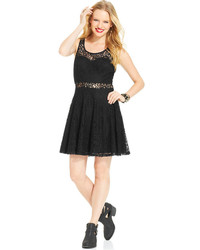 American Rag Lace Illusion Skater Dress Only At Macys