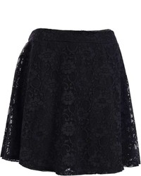 Boohoo Louise Lace Skater Skirt