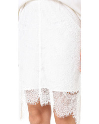 Cupcakes And Cashmere Grant Scalloped Edge Lace Skirt
