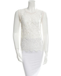Dolce & Gabbana Sheer Lace Top W Tags