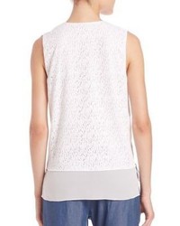 Vince Sleeveless Lace Top