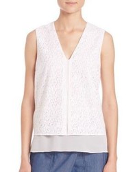 Vince Sleeveless Lace Top