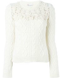 RED Valentino Lace Detail Jumper