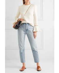 See by Chloe See By Chlo Cotton Jersey Sweater Off White