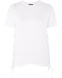 Topshop Side Lace Up T Shirt