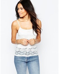Daisy Street Cami Top In Lace