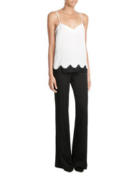 Theory Crepe Camisole With Lace