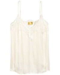 H&M Satin Camisole Top With Lace