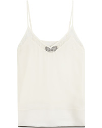 By Malene Birger Silk Camisole With Lace