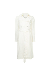 White Lace Trenchcoat