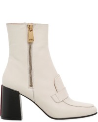 75mm Xo Leather Ankle Boots