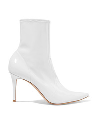 Gianvito Rossi 85 Patent Leather Ankle Boots