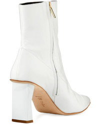 Tibi Alexis Stitched Leather Bootie