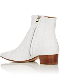 The Row Alligator Ambra Ankle Boots