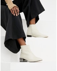 ASOS DESIGN Alpha Leather Ankle Boots